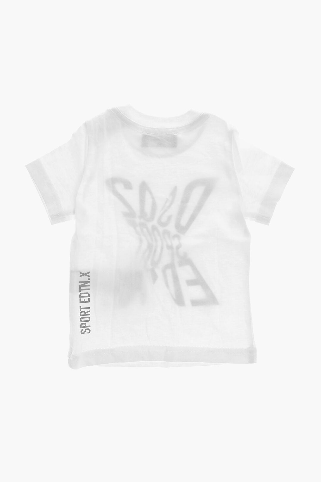 Dsquared2 Kids 0405~SPORT EDTN.X Plain Crewneck T-Shirt With Contrast Print, view 2