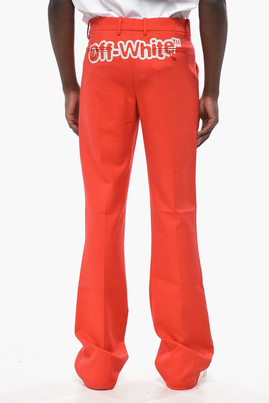 Off-White 2550~TAILORING Jersey Bootcut Trousers SAMBA