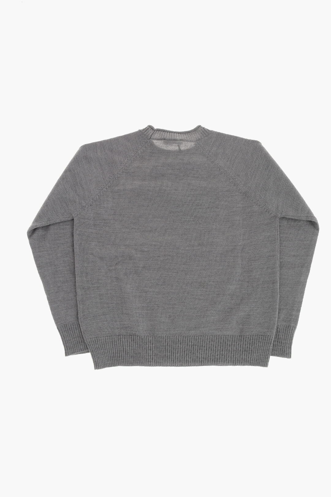 N.21 Kids 0470~Wool-Blend Crewneck Sweater with Raised Logo