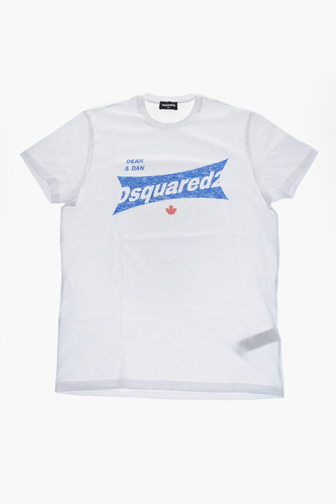 Dsquared2 Kids 0405~Crewneck T-Shirt RELAX In Solid Color With Printed Logo