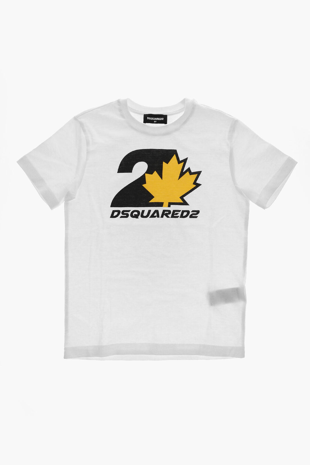 Dsquared2 Kids 0405~Cotton Crewneck T-Shirt with Front Print