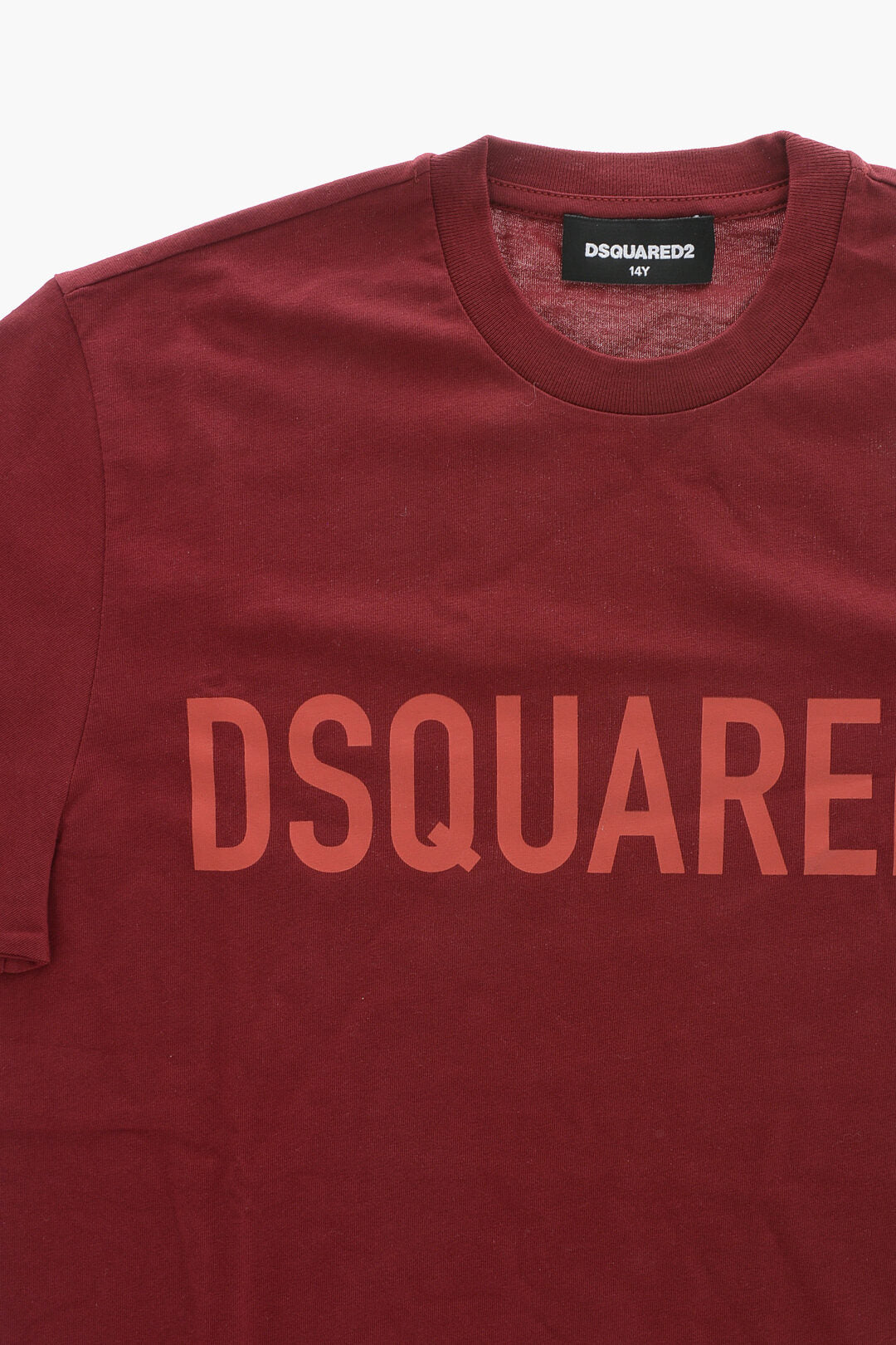 Dsquared2 Kids 2900~Plain Crewneck T-Shirt RELAX with Printed Logo, view 2