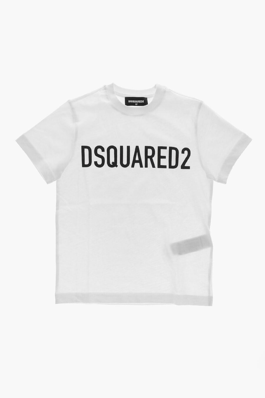 Dsquared2 Kids 0550~Cotton Crewneck T-Shirt with Contrasting Logo