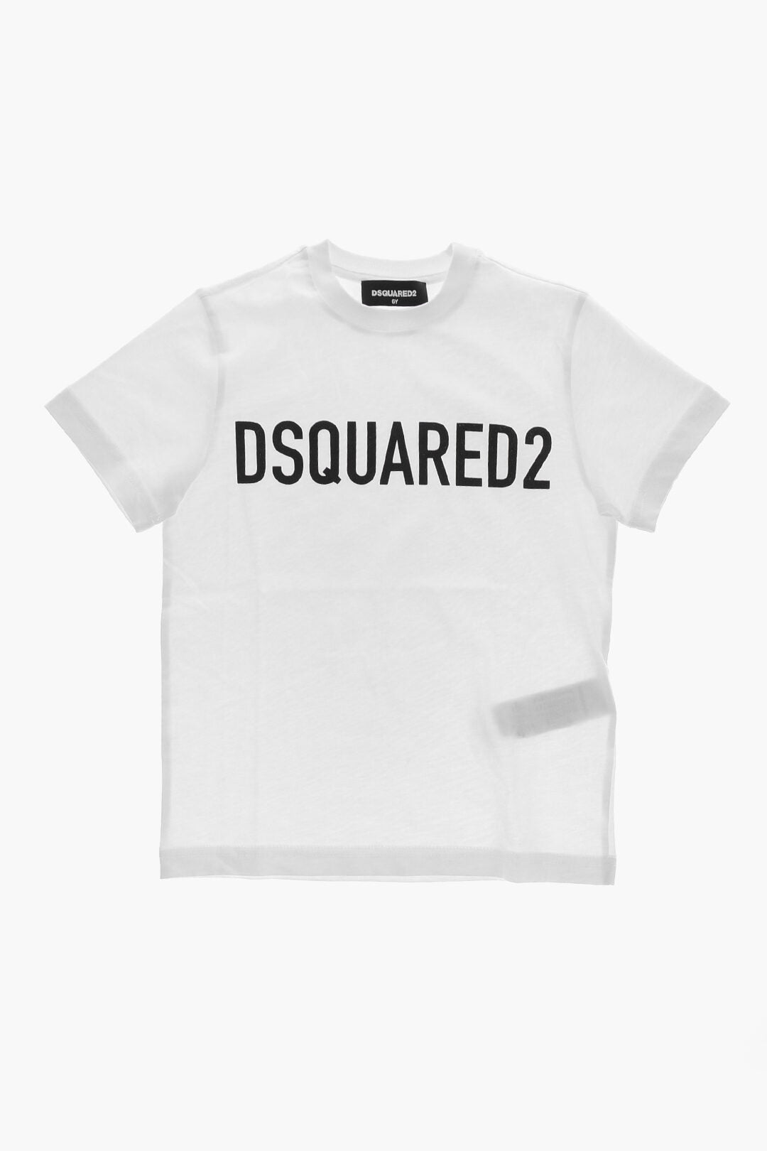 Dsquared2 Kids 0550~Cotton Crewneck T-Shirt with Contrasting Logo