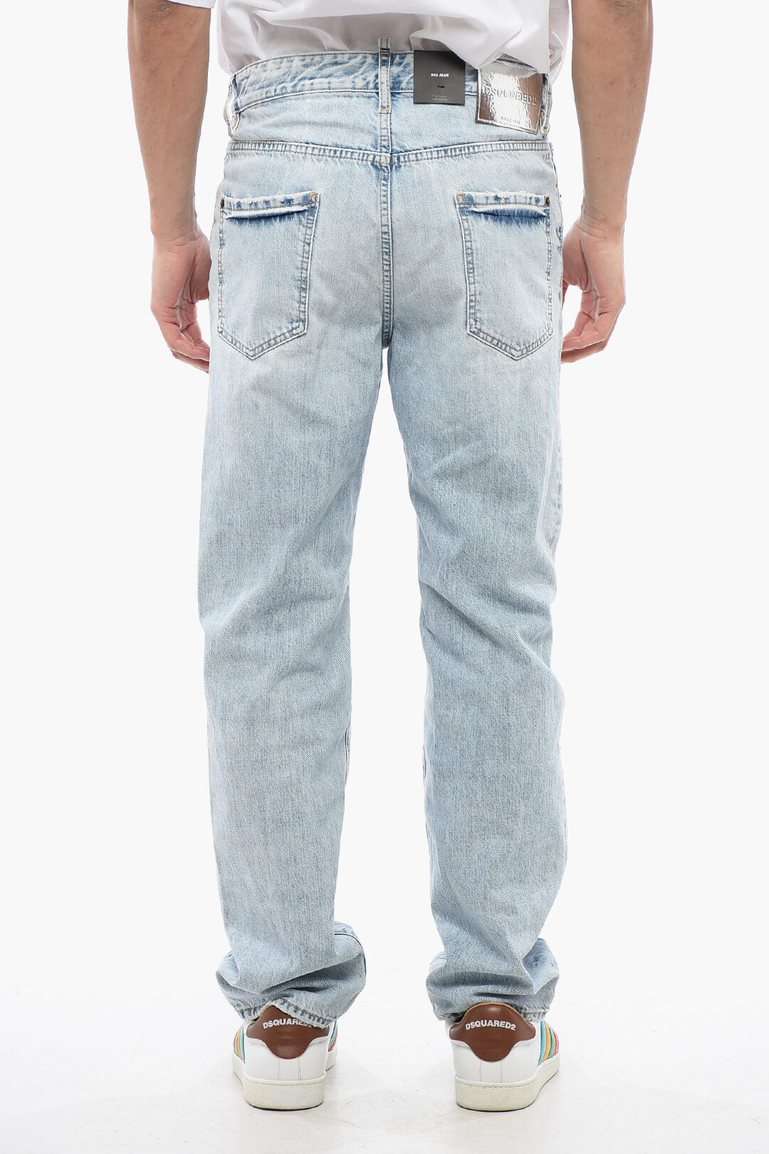Dsquared2 2405~642 Light-Wash Distressed Jeans 19 cm, view 2