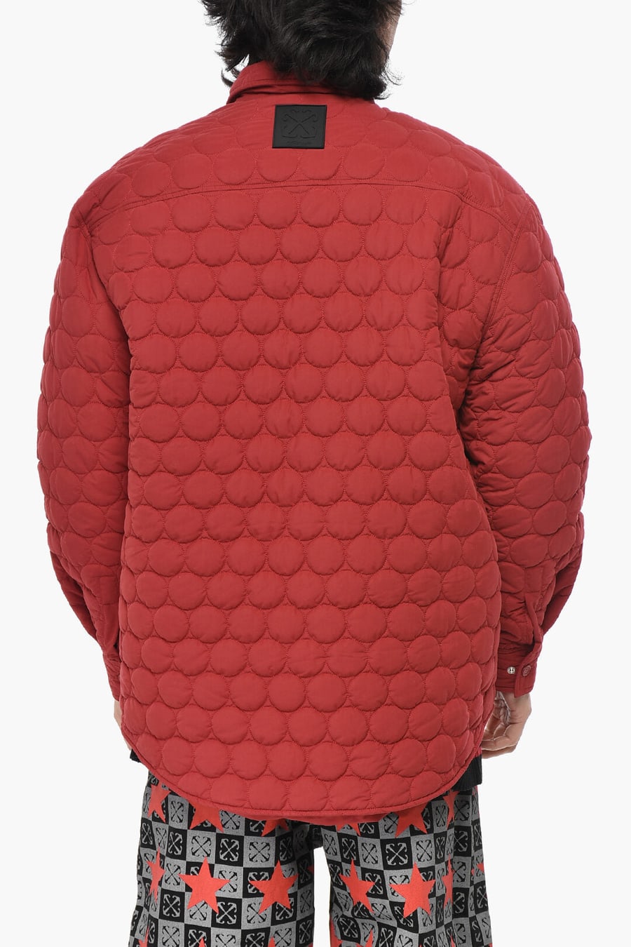 Off-White 2550~Quilted Jacket PATCH ARROW with Snap Buttons, view 2