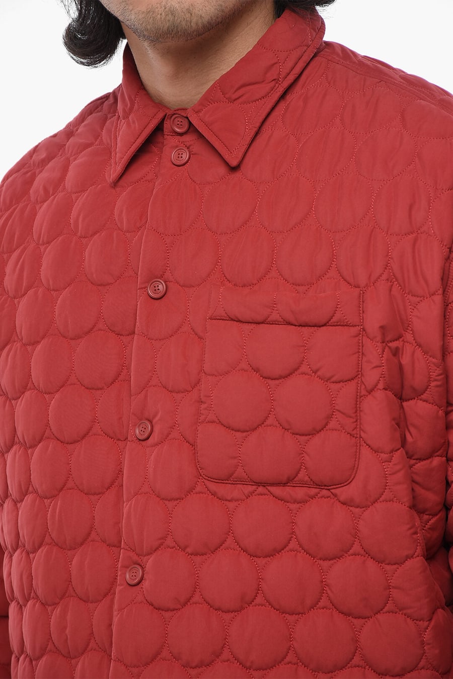 Off-White 2550~Quilted Jacket PATCH ARROW with Snap Buttons, view 3