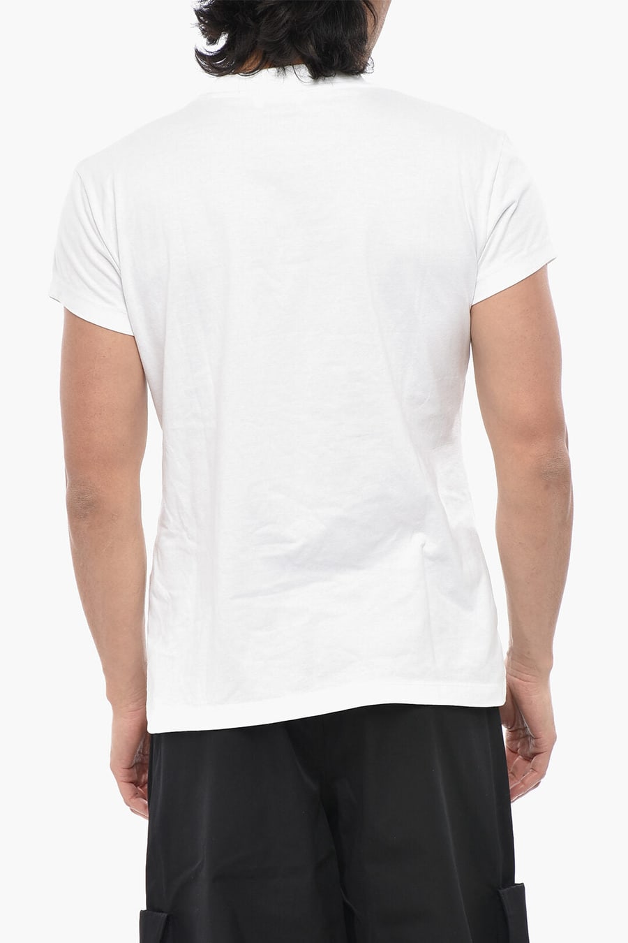 Off-White 2405~Slim-Fit T-Shirt NO OFFENCE With Print, view 2