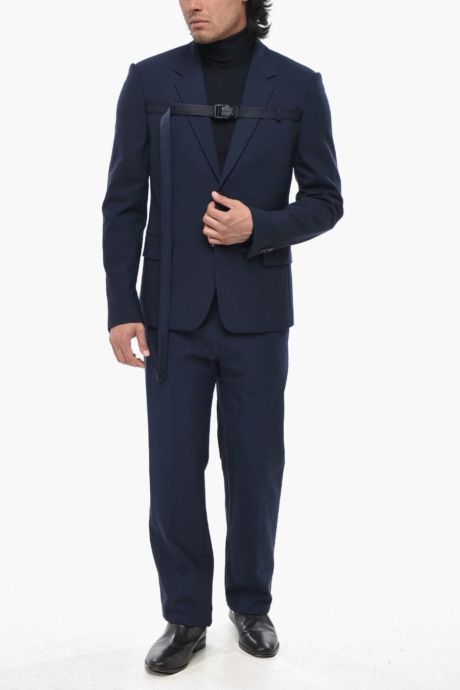 Off-White 2405~Wool-Tech Blazer BUCKLEUP with Front Buckle, view 4