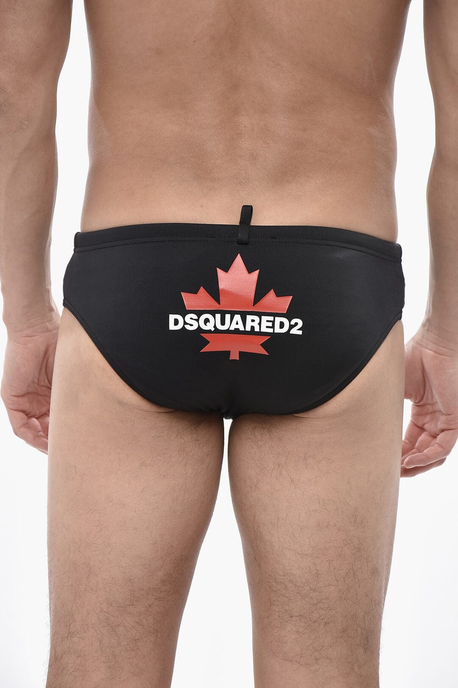 Dsquared2 3500~Stretch Nylon Swim Brief With Contrast Logo, view 2