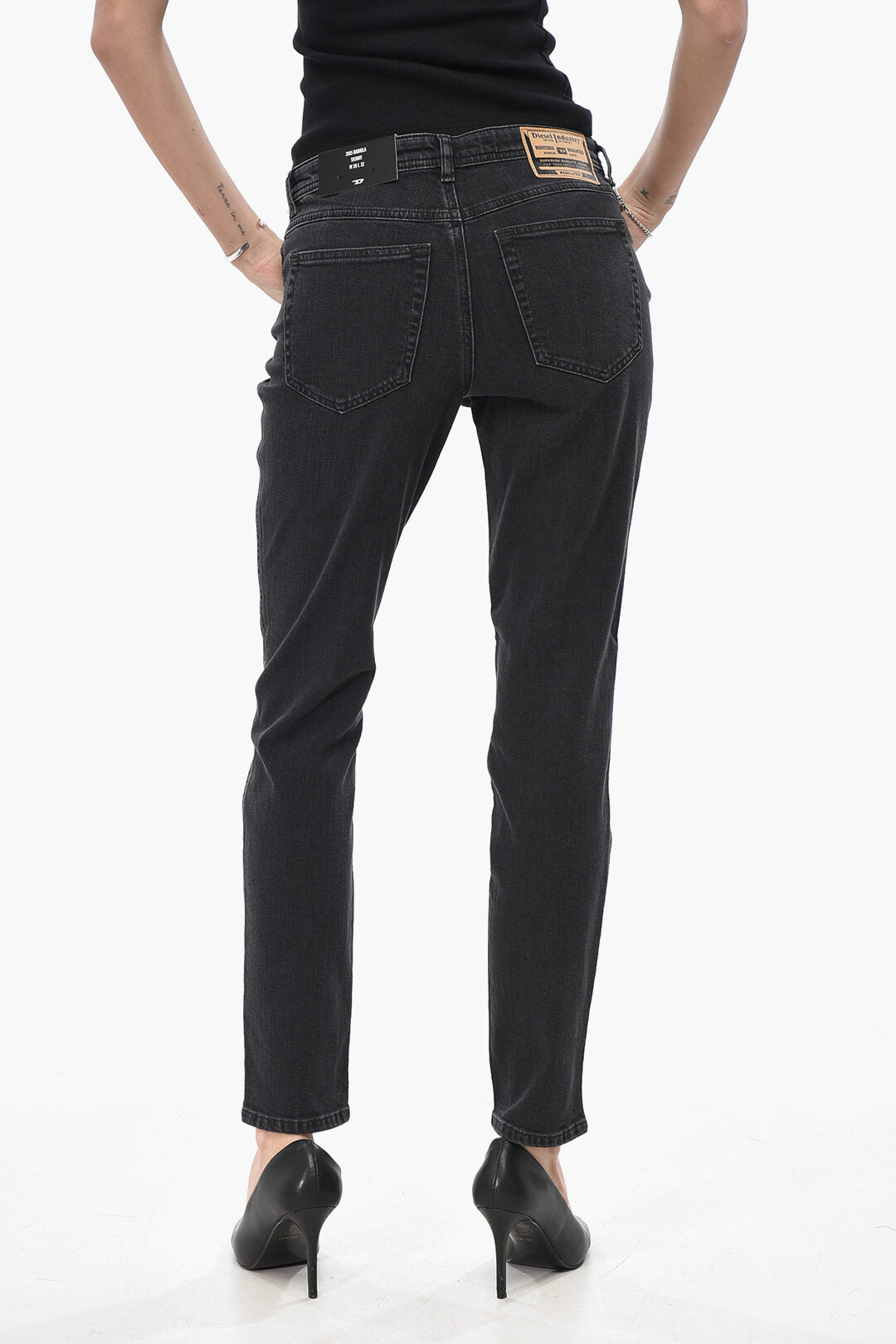 Diesel 3500~Jeans Skinny Fit 2015 BABHILA Mid Rise 14cm L32, view 2