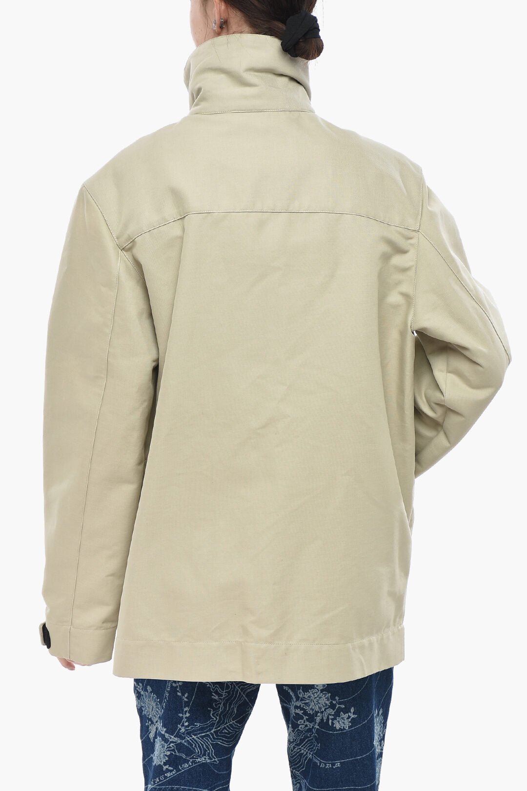 Off-White 2500~Cotton-Twill Track Jacket With Velcro Closure, view 2