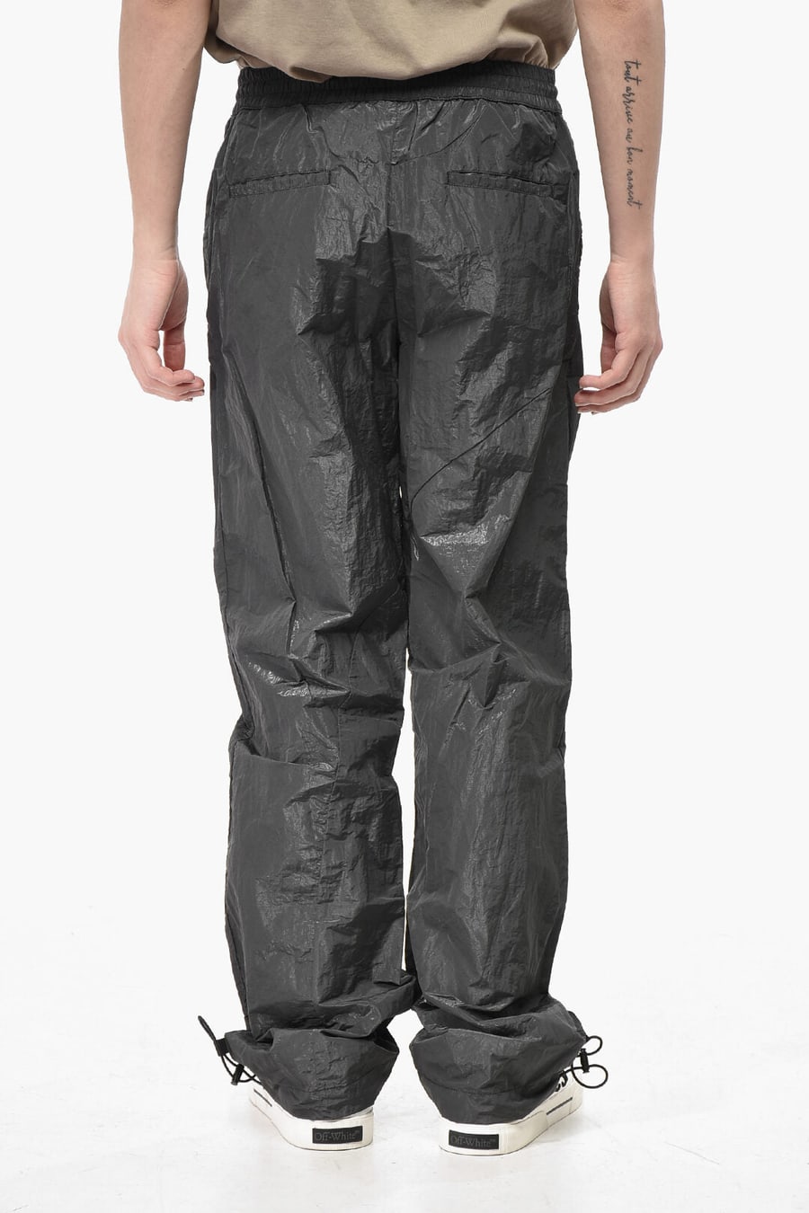 Off-White 2470~Nylon Joggers MAGNET with Ankle Drawstring, view 2