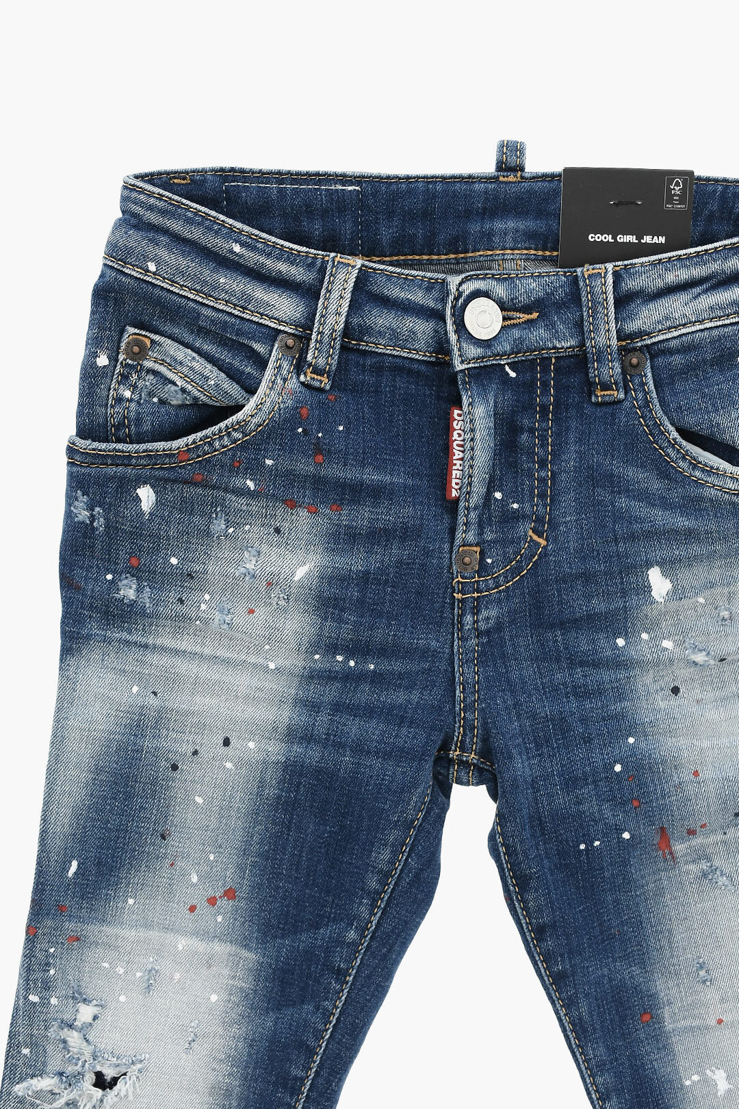 Dsquared2 Kids 0405~Jeans COOL Painted Effect, view 2