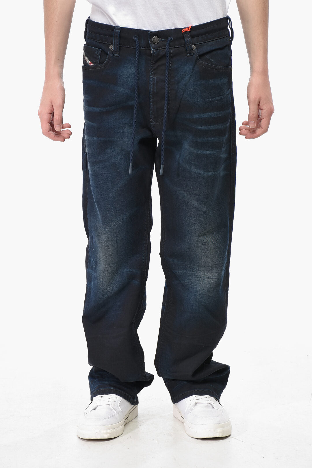 Diesel 2405~Jogg Jeans 2040 D-AMAGE Straight Leg with Elastic Waist 23cm