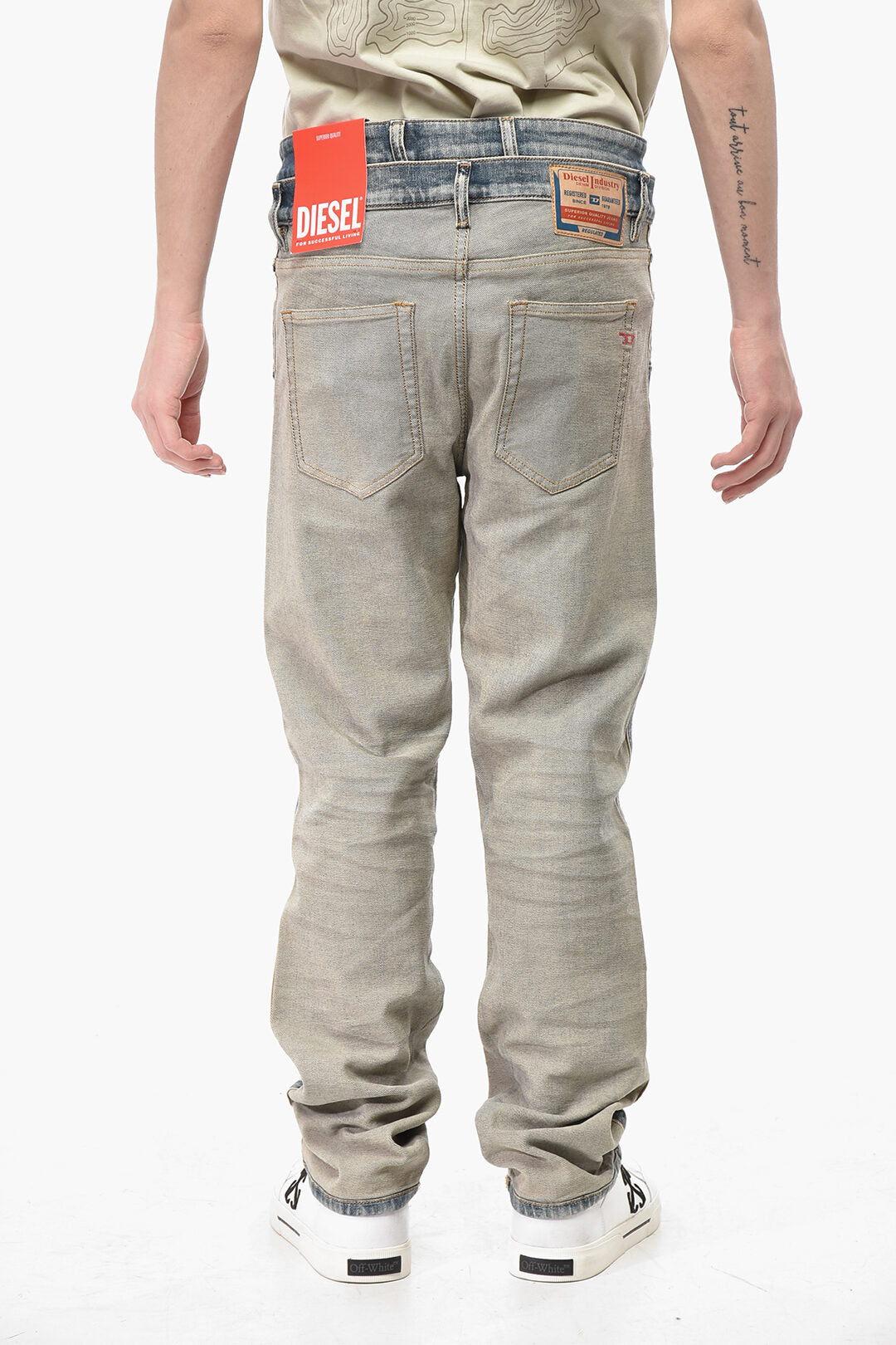 Diesel 2405~Jeans 2020 D-VIKER-FS1 Regular Fit Straight Leg 19cm L.32, view 2