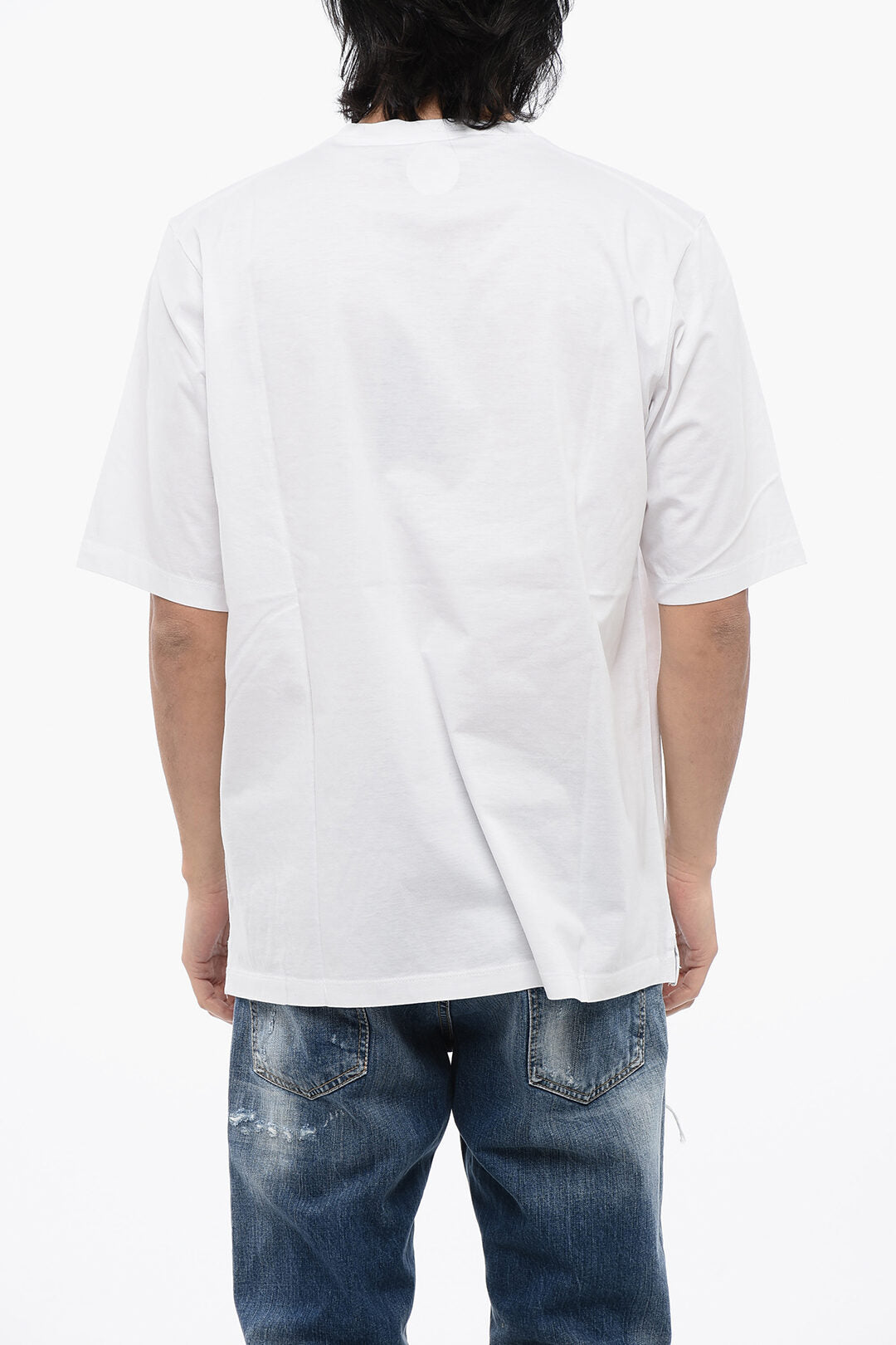 Dsquared2 2405~Crewneck T-Shirt CANADIAN VILLAGE with Front Print, view 2