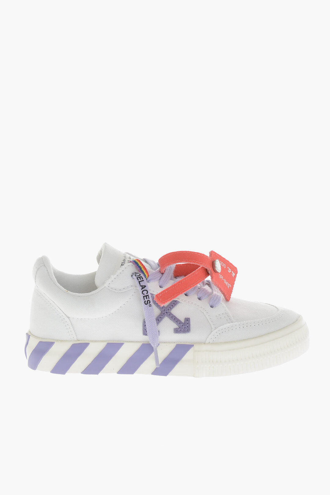 Off-White Kids 0550~Low Canvas Sneakers VULCANIZED With Contrast Details