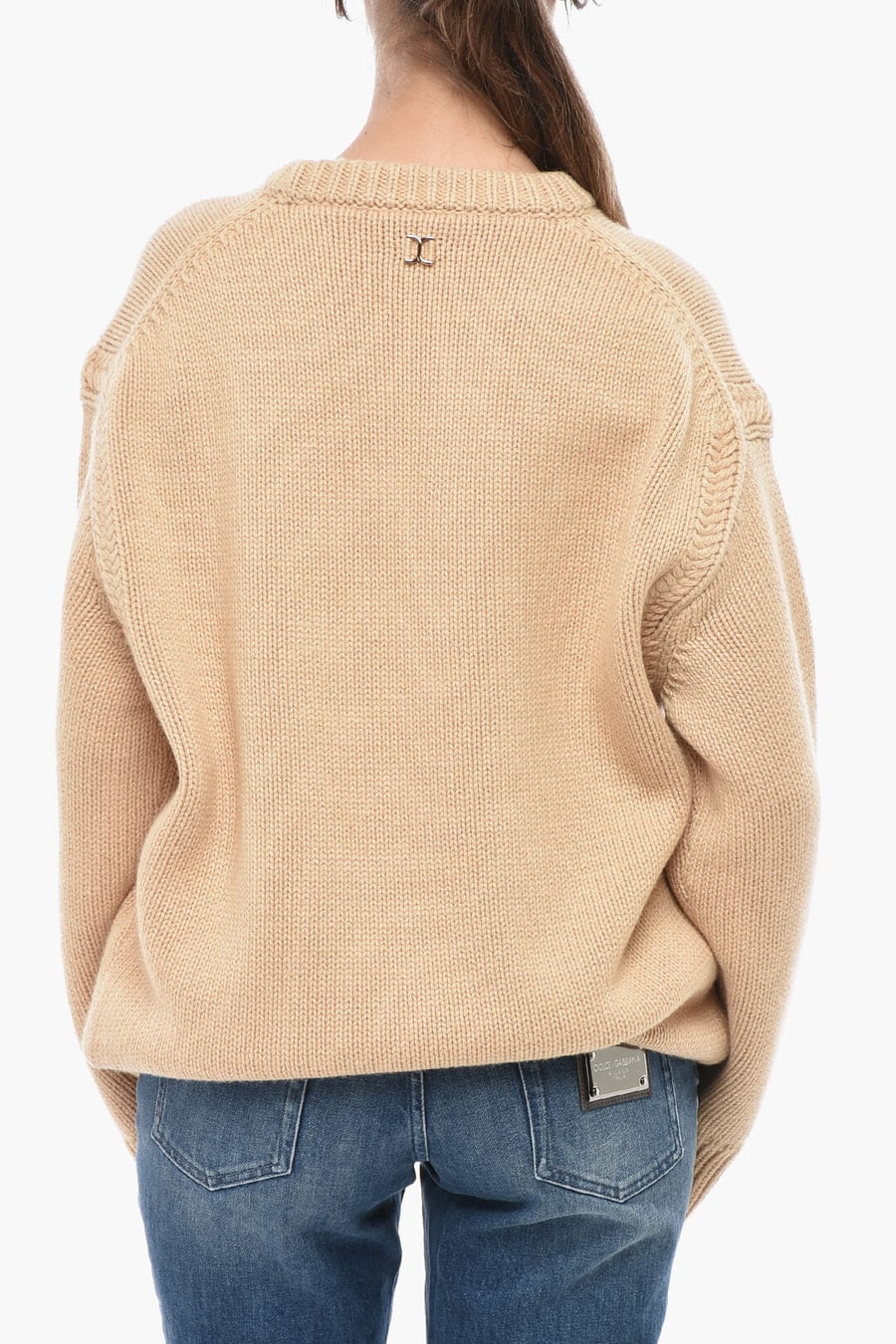 Chloé 2500~Cashmere and Cotton Crewneck Sweater