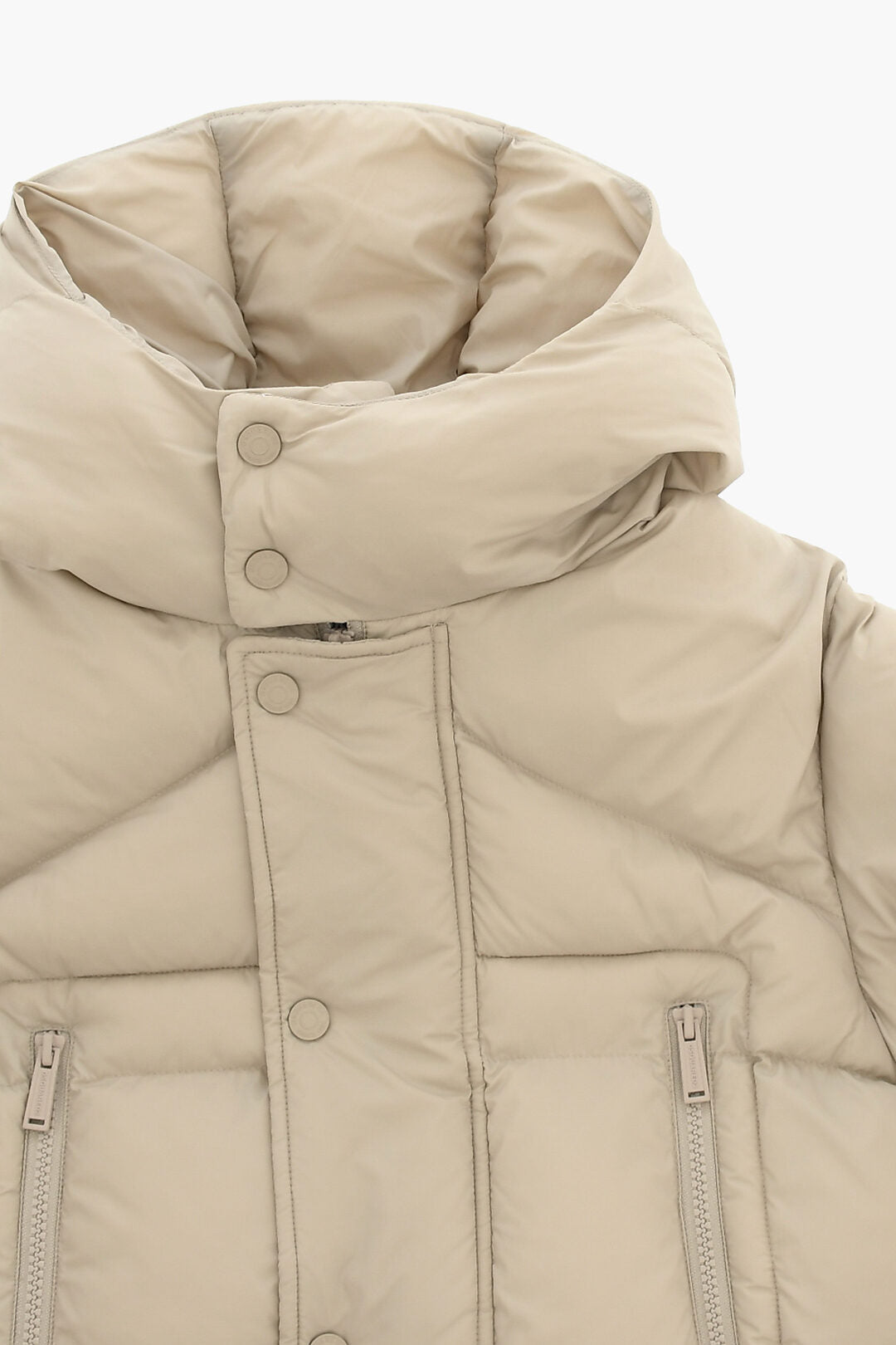 Dsquared2 Kids 0500~ICON Padded and Quilted Jacket with Hood, view 2