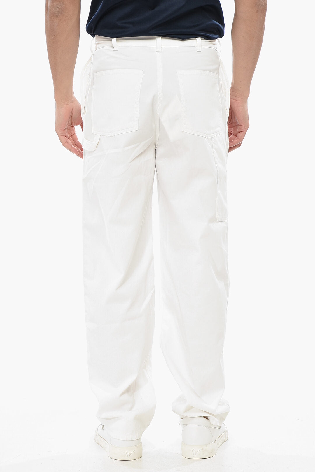The Row 2405~Cotton Solid-Color Trousers SAKURO, view 2