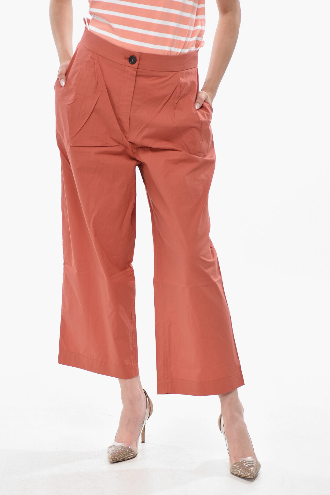 Woolrich 2950~Cotton Poplin Pants With Double Pleats