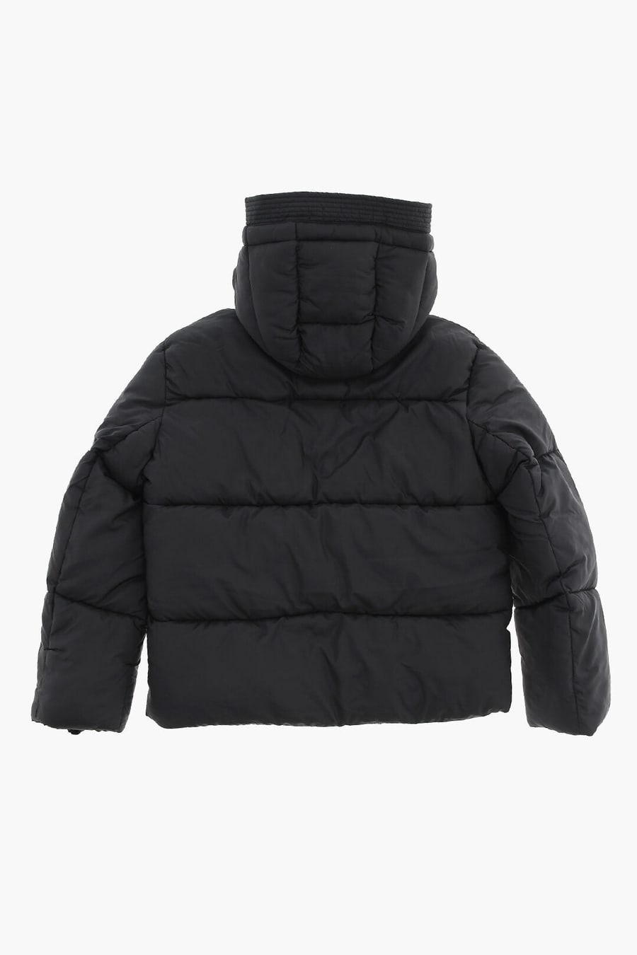 Diesel Kids 1500~Solid Quilted Puffer Jacket With Concealed Button Closure, view 3