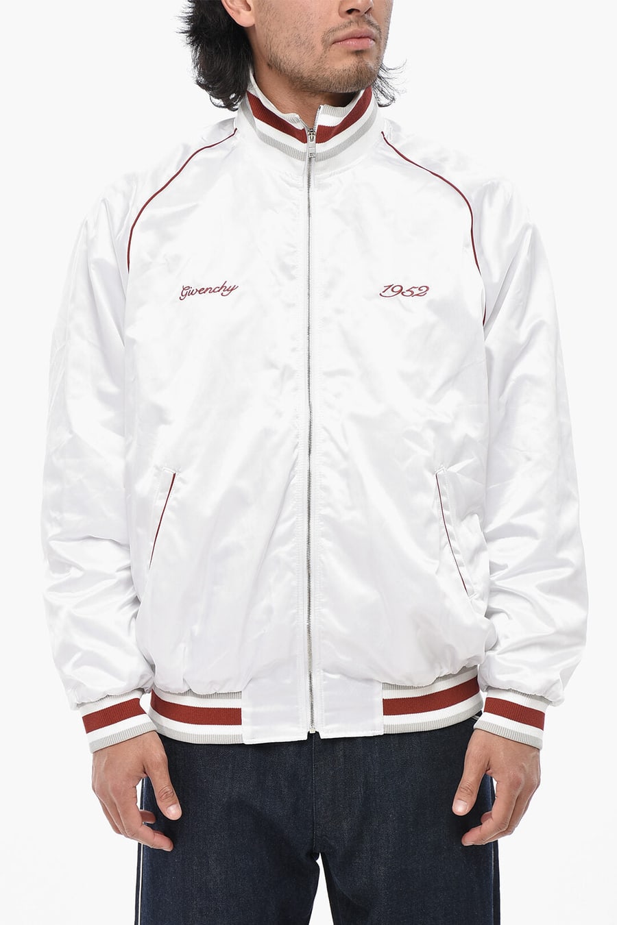 Givenchy 2405~Nylon Bomber Jacket 1952 With Front Zip