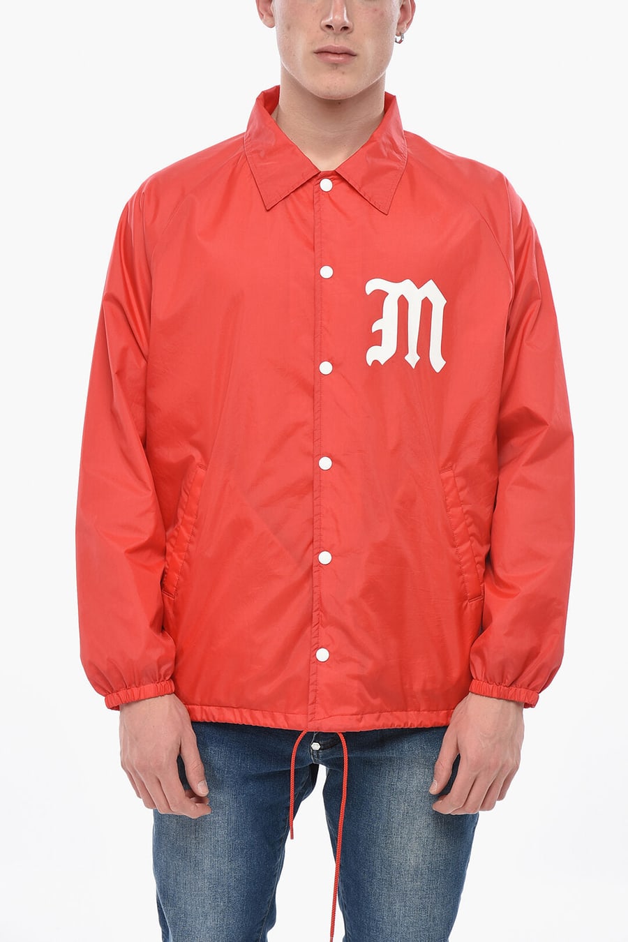 Saint Michael 2550~Nylon Jacket with Snap Buttons