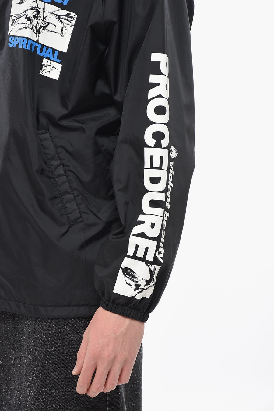Saint Michael 3500~Nylon Jacket with Snap Buttons, view 2