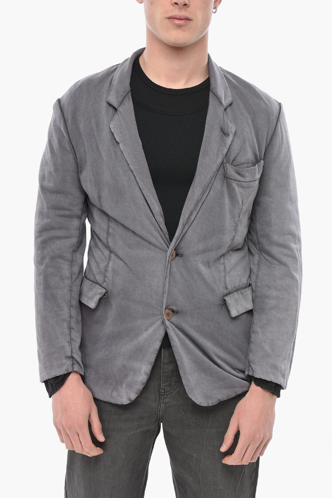 Magliano 2470~Unlined Cotton Blazer with Flap Pockets
