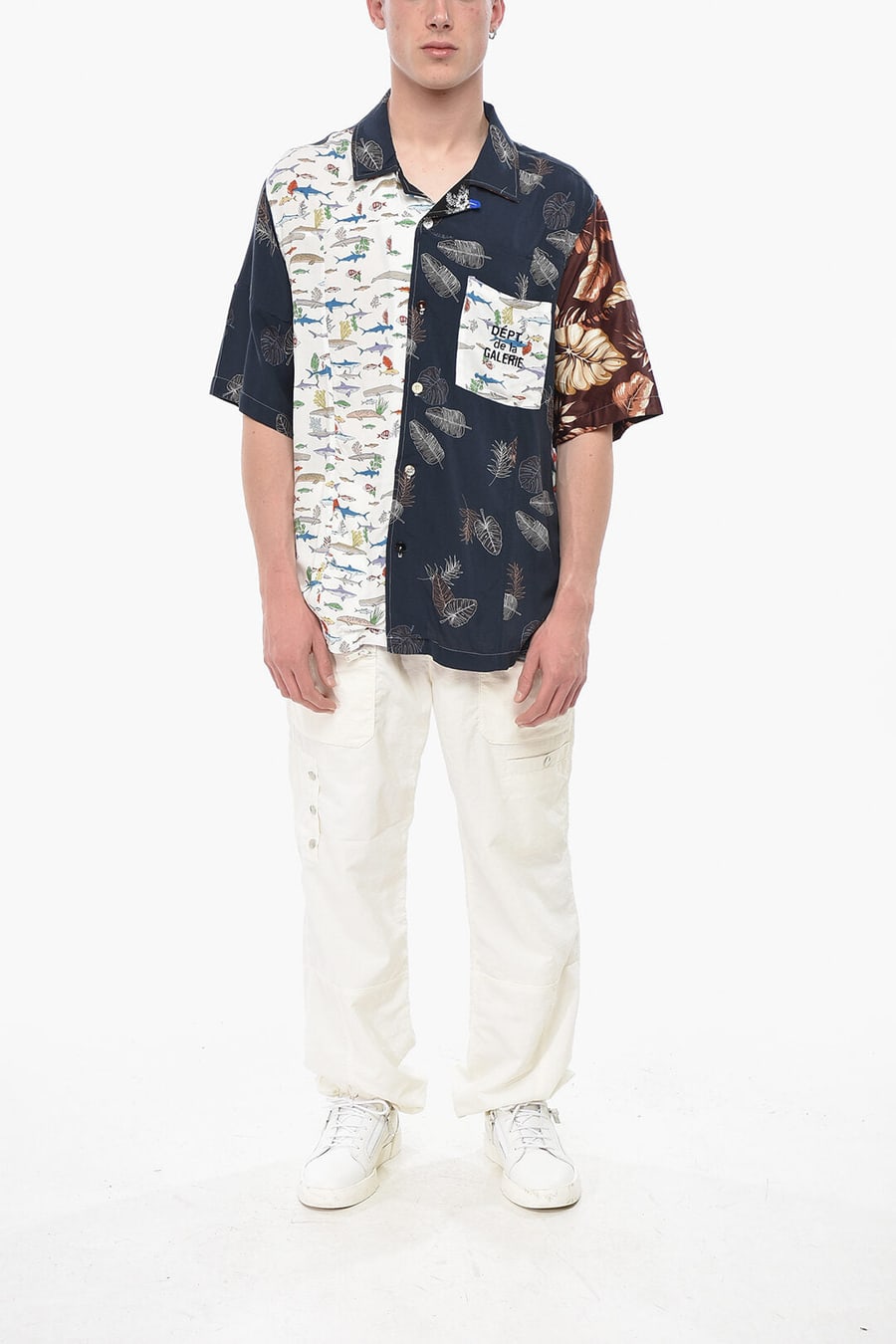 Gallery Dept 3250~Patchwork Short-Sleeve Shirt