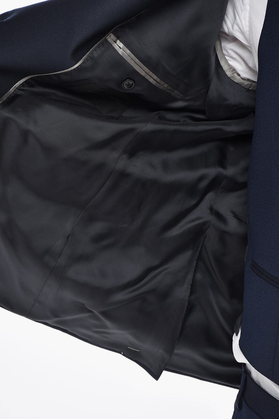 Corneliani 2405~CODE Virgin Wool Ceremony Suit With Satin Shawl Lapel, view 3