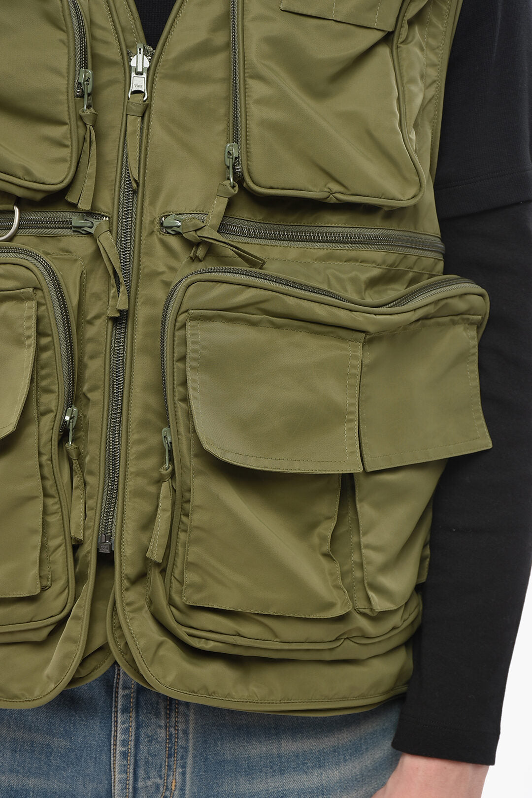 Hed Mayner 2850~Reversible Sleeveless Utility Jacket