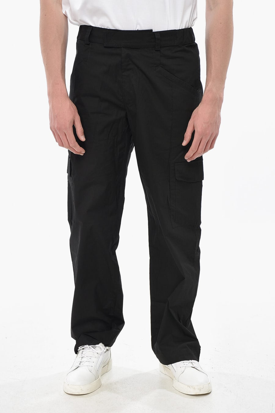 GR10K 3500~Poplin Cargo Pants TIRRENO