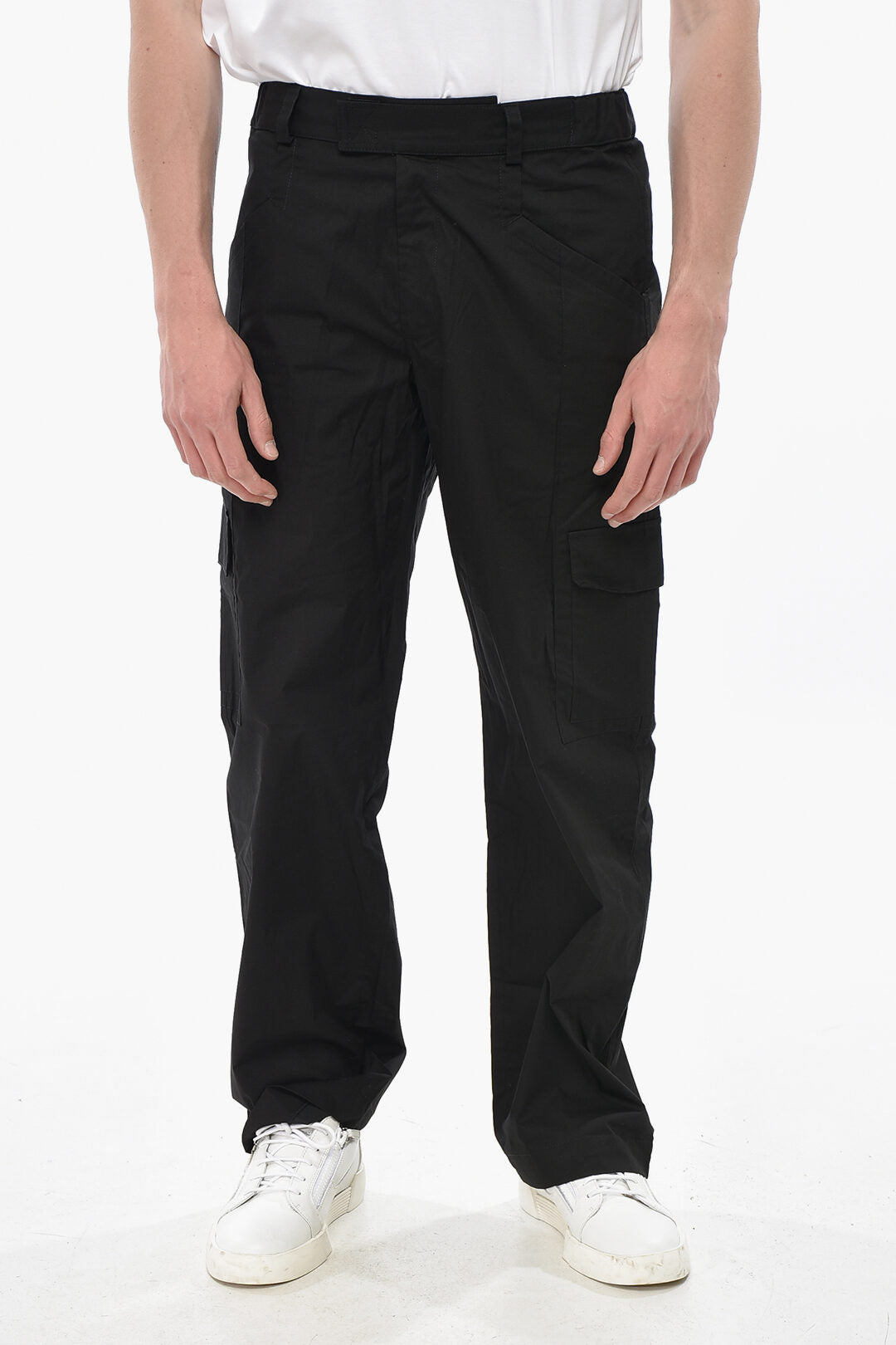 GR10K 3500~Poplin Cargo Pants TIRRENO