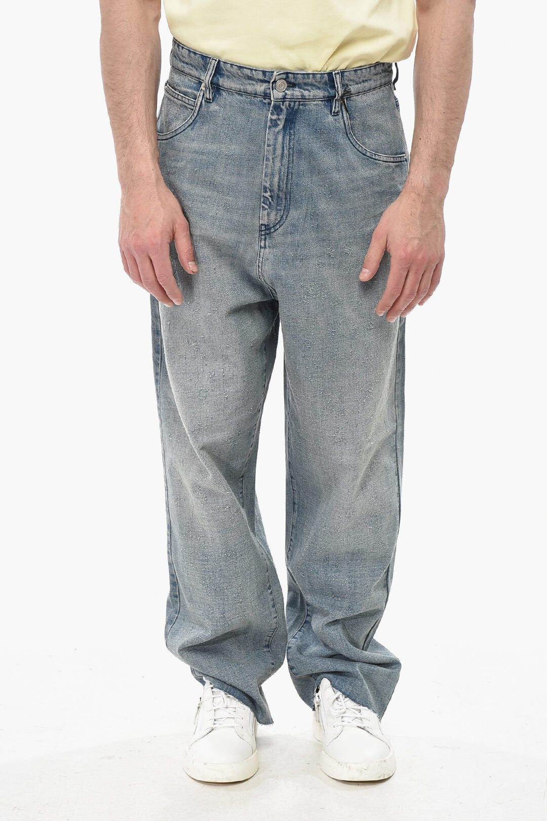 Namacheko 2750~Regular Fit Jeans HAND PILLED with 29cm Raw Hem