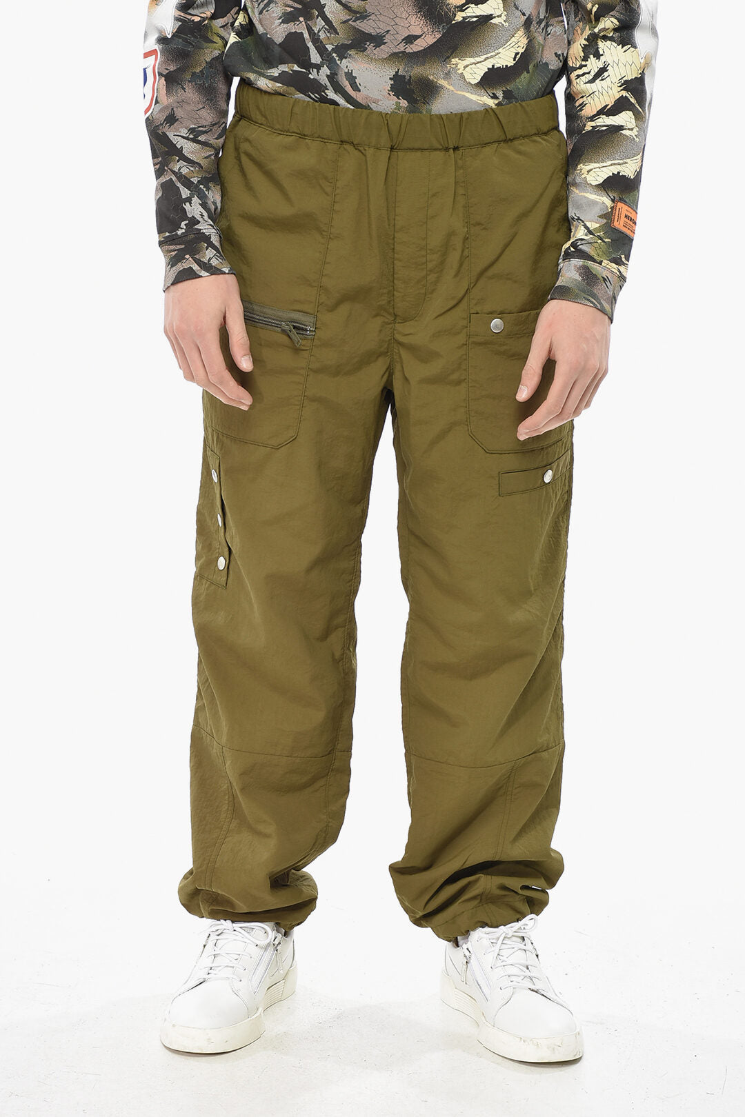 Undercover 2800~Nylon Cargo Pants with Laminated Pocket