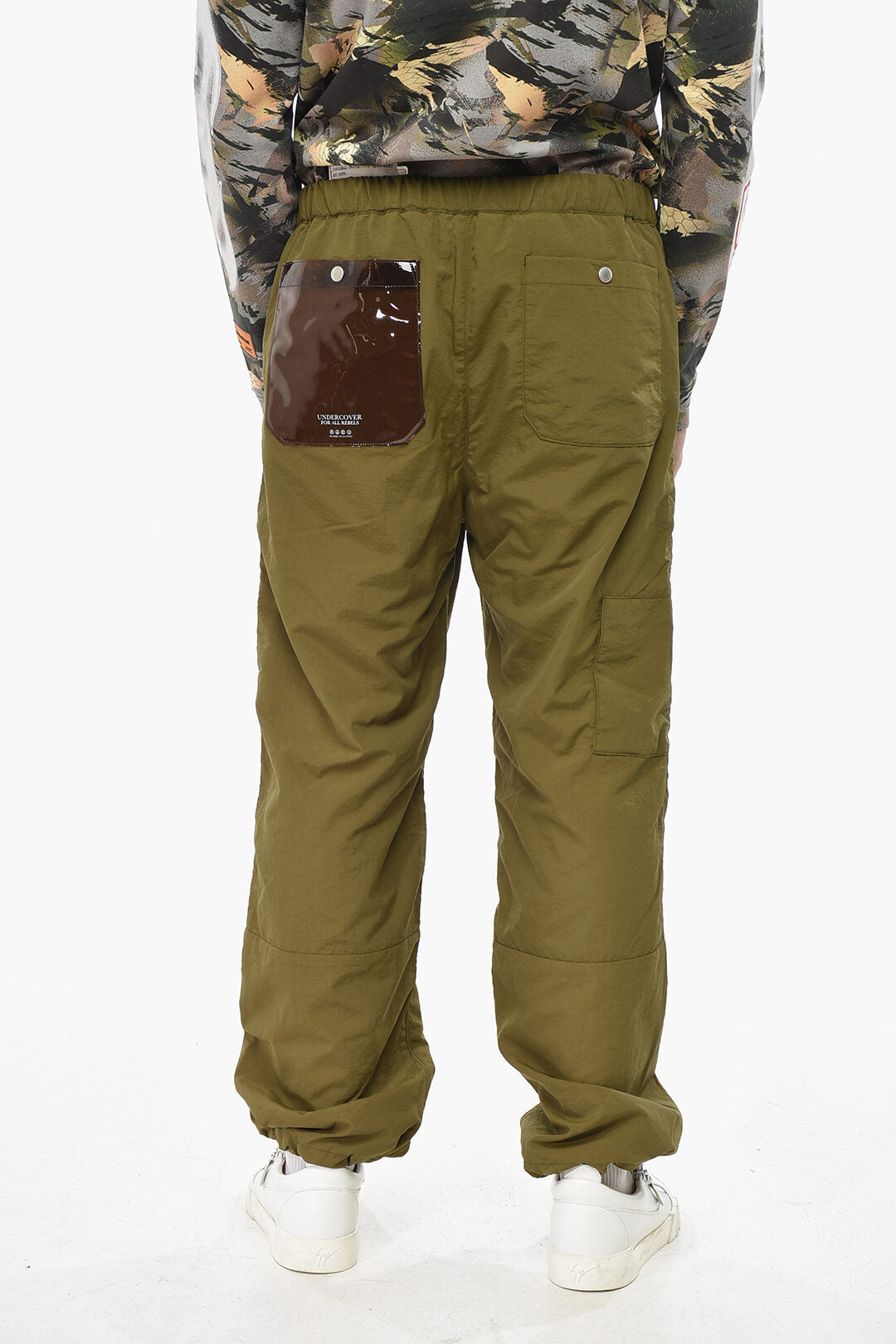 Undercover 2800~Nylon Cargo Pants with Laminated Pocket, view 2