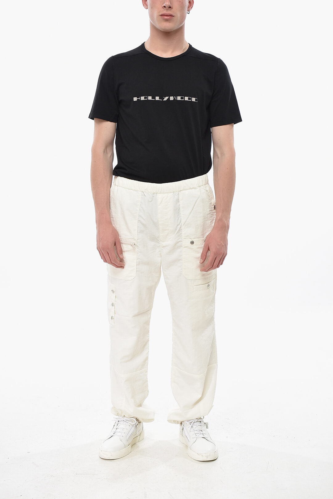 Undercover 2405~Nylon Cargo Pants with Laminated Pocket