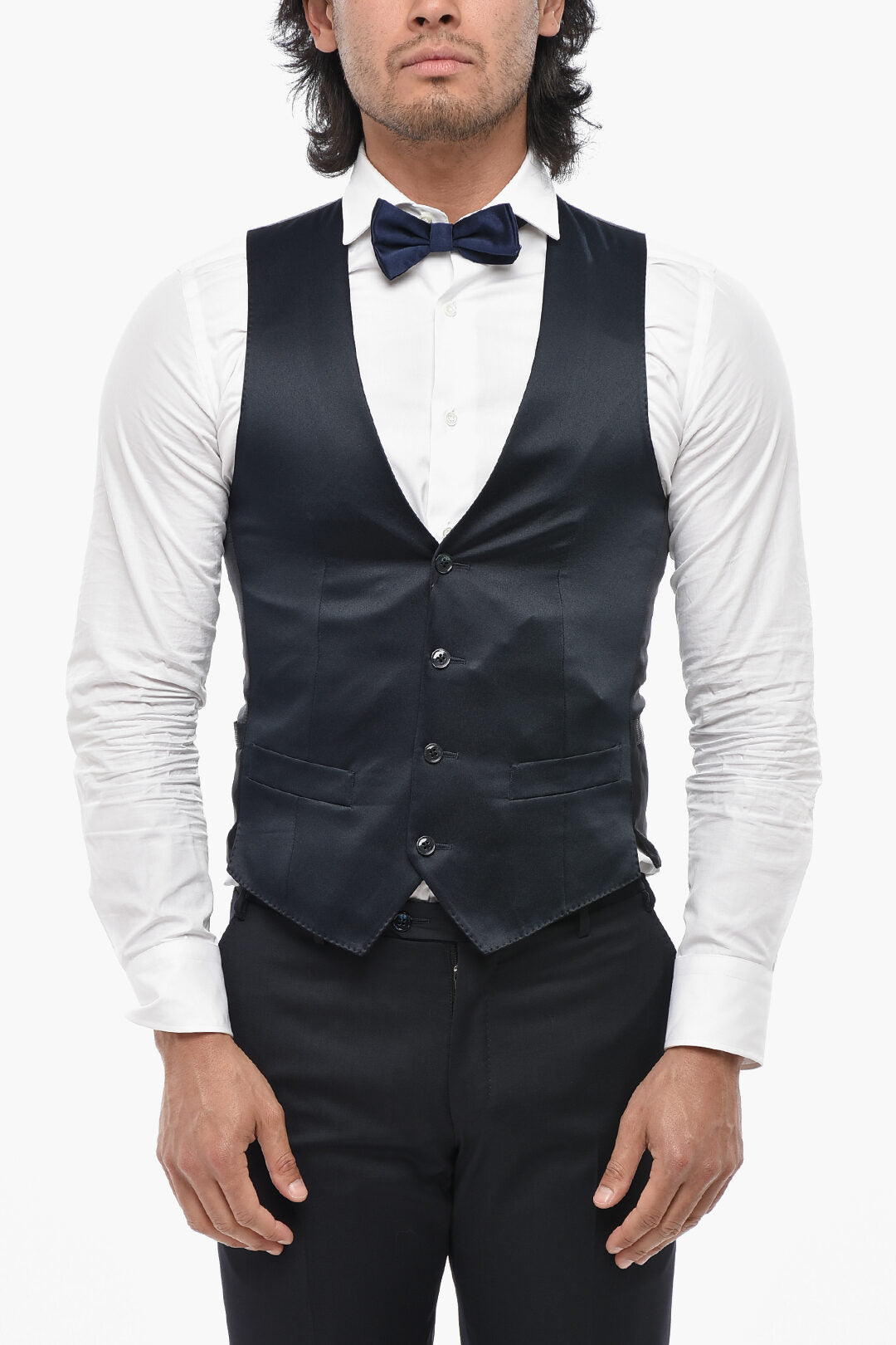 Corneliani 2405~CODE Satin Waistcoat