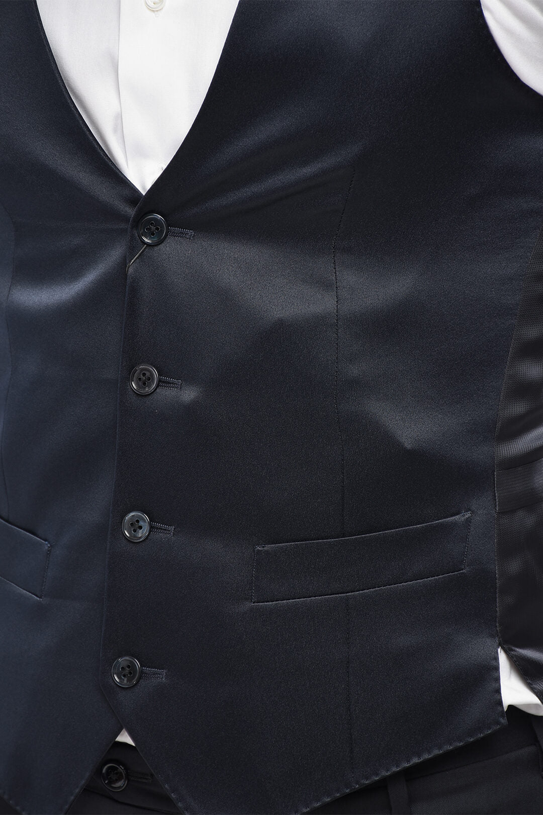 Corneliani 2405~CODE Satin Waistcoat, view 2