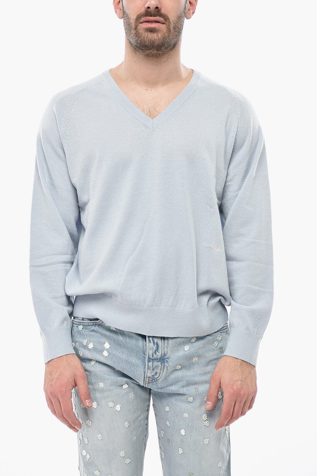 Dunst 2750~Wool-Blend V-Neck Sweater
