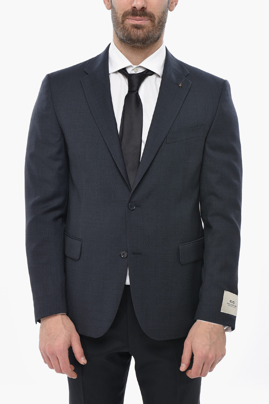 Corneliani 2405~CC COLLECTION Virgin Wool District Check Blazer RIGHT