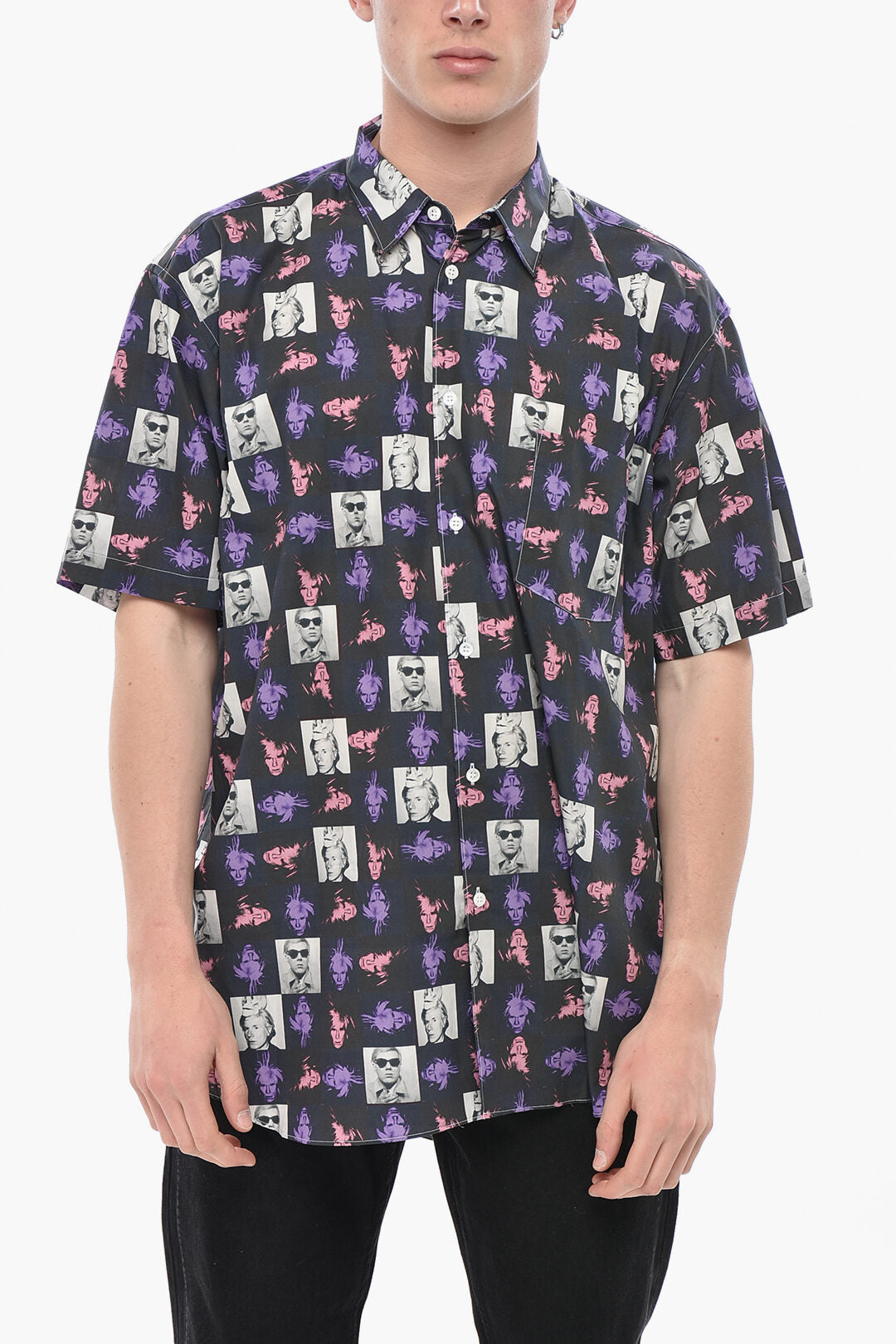 Comme Des Garçons 3250~SHIRT THE ANDY WARHOL Printed Cotton Shirt