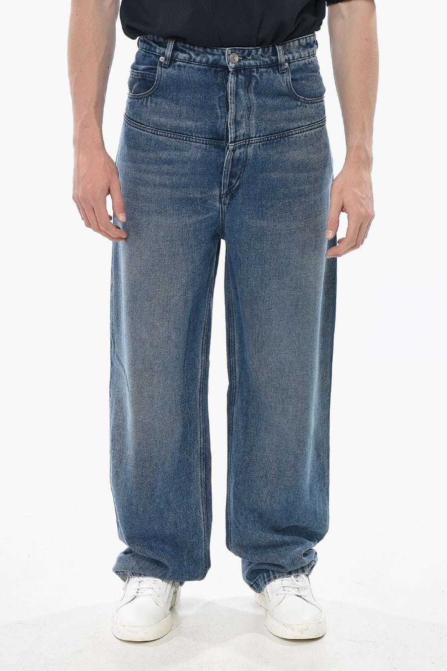 Isabel Marant 2405~Wide-Leg High-Waist Jeans 24cm