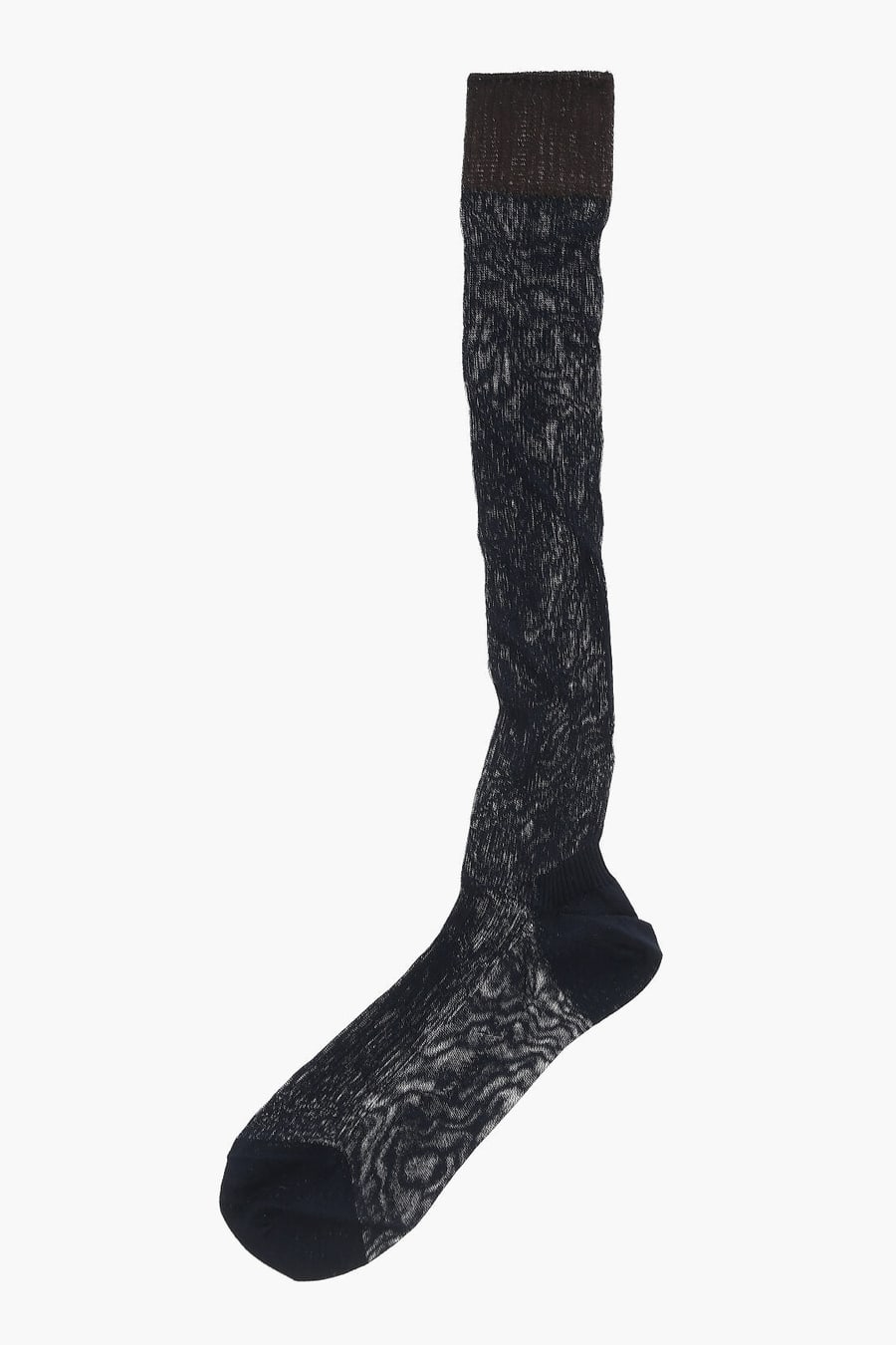 Dsquared2 2405~Long Viscose Socks With Contrast Trim, view 3