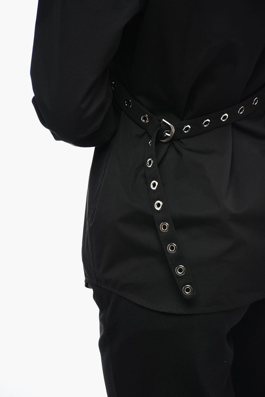 Off-White 3500~Poplin Blouse with Eyelet Collar, view 4