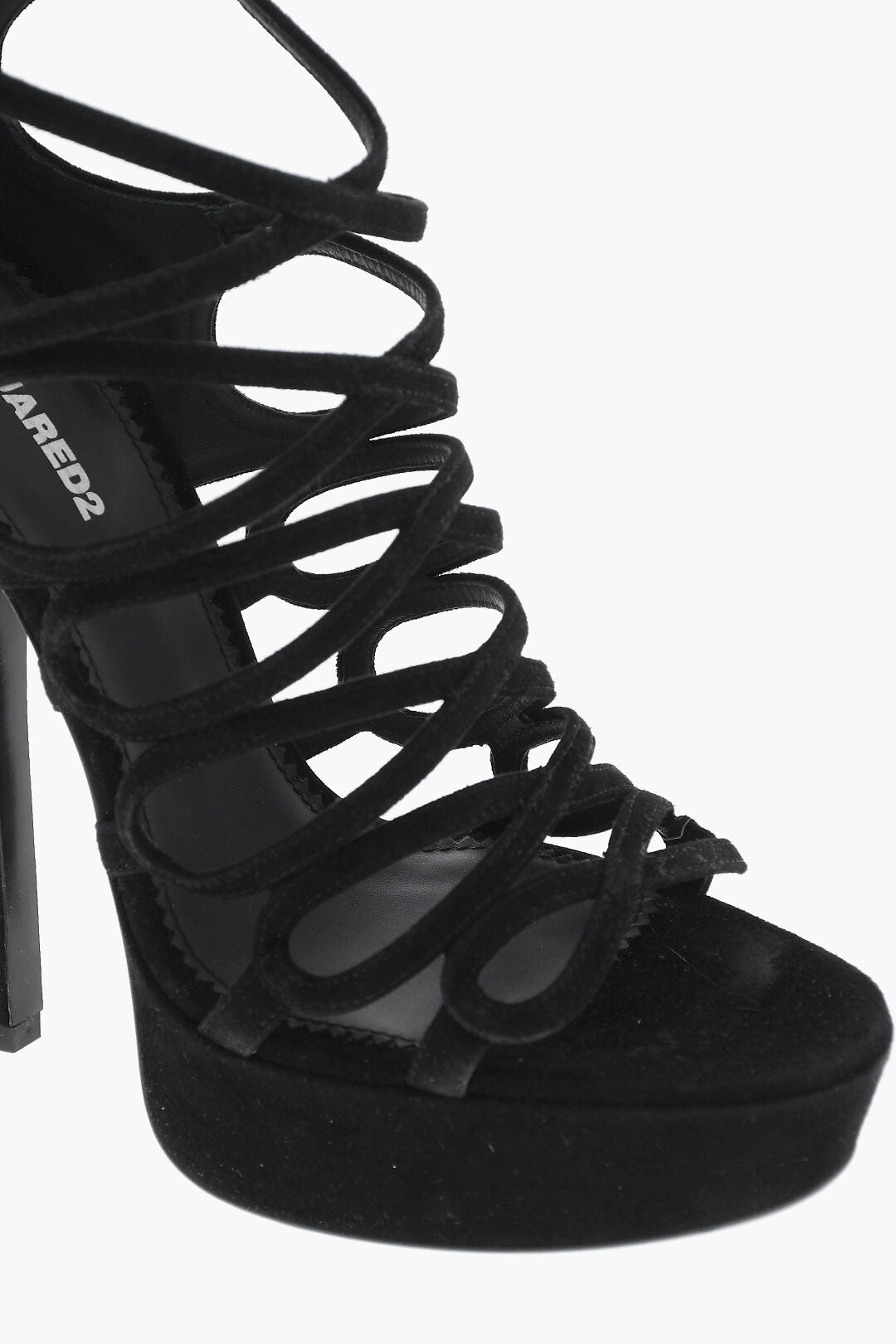 Dsquared2 3500~Suede Sandals DEANDAY 15cm Heel, view 2
