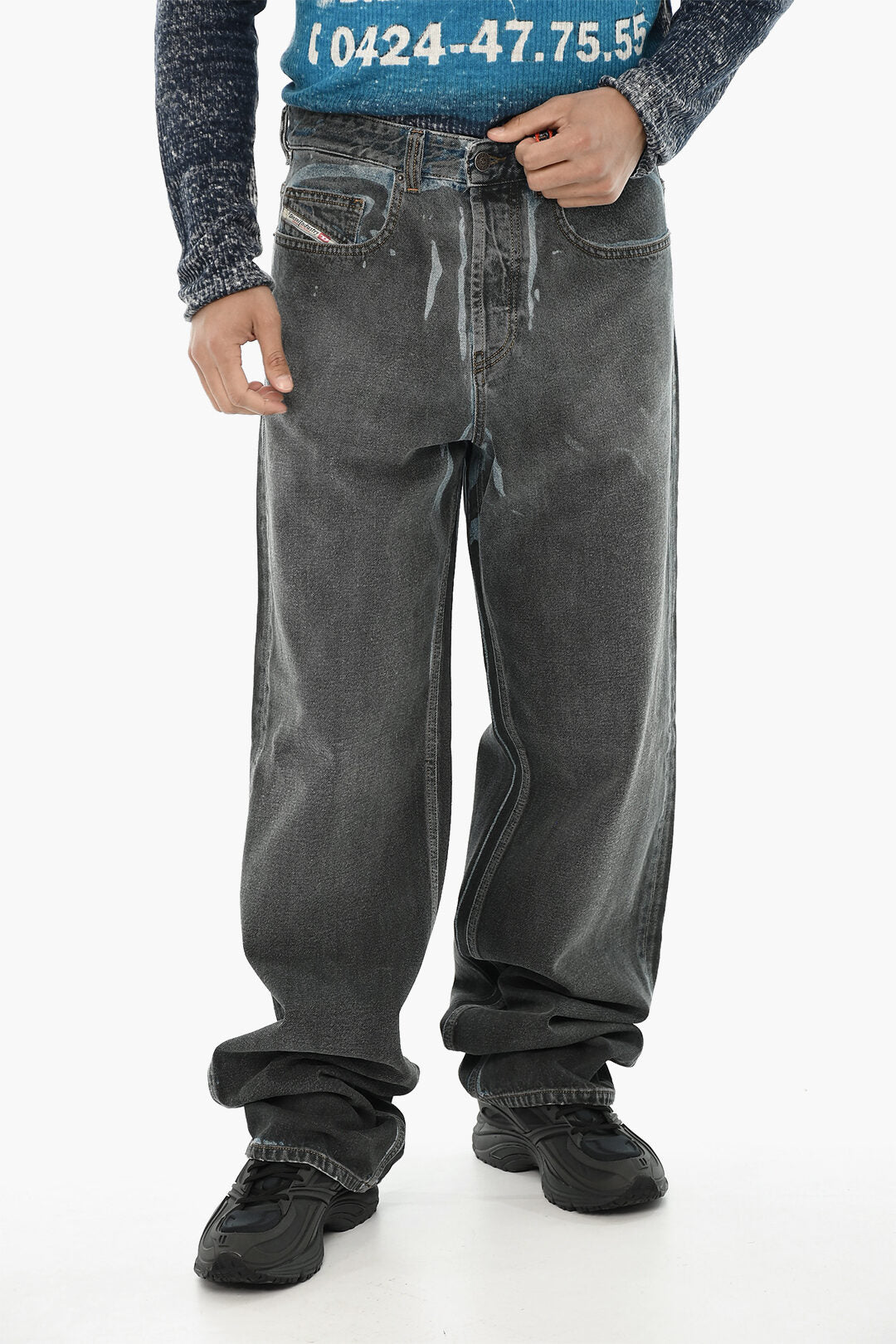 Diesel 2470~Jeans 2001 D-MACRO-S Loose Fit, Regular Waist 24cm